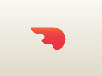 Wing concept app design icon identity logo mark vector wing