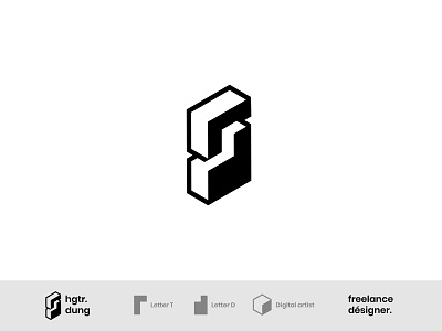 Personal Logo | hgtr.dung art branding design flat illustration illustrator logo minimal symbol vector