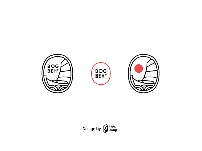 BOGBEH | Vietnam Trading Company art branding design flat illustration illustrator logo minimal typography vector