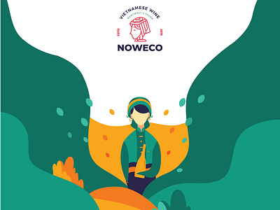 Noweco | Vietnamese Wine Illustration