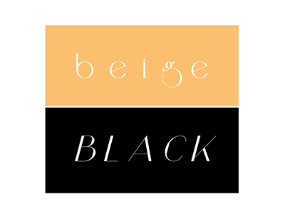 Beige Black Logo beige black logo