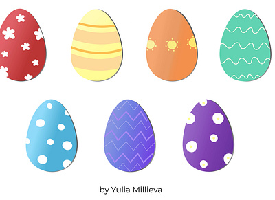 Colorful eggs for Easter background blue colors dark blue design easter easter egg eggs green happy easter illustration isolated orange red vector violet yellow