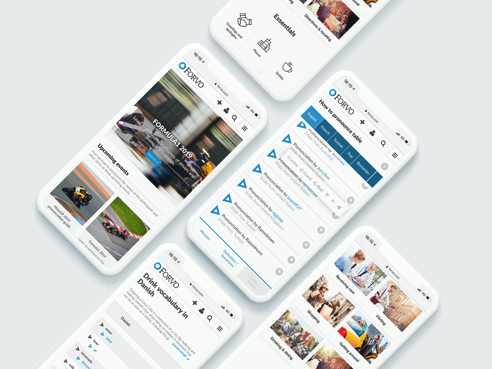 Forvo by Pablo on Dribbble