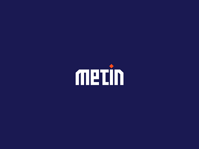 Metin logo concept
