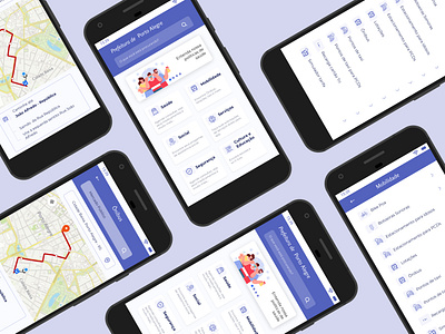 Redesign Aplicativo Prefeitura de Porto Alegre app design redesign ui