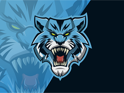 tiger head esport logo