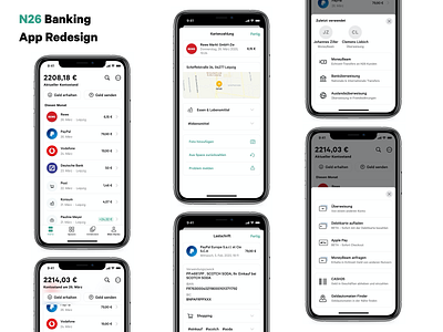 N26 Banking App Redesign app redesign app ui concept banking app iphone app mobile banking n26 n26 app transactions ui design analysis ui design analysis