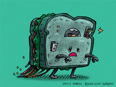 Moldy Sandwich Bot by Nick Volkert on Dribbble