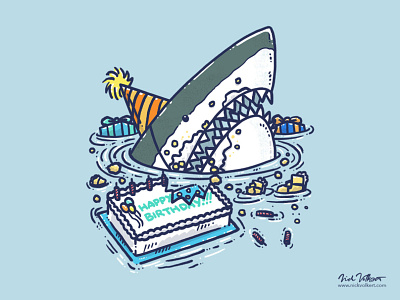 Sheetcake Destruction Shark