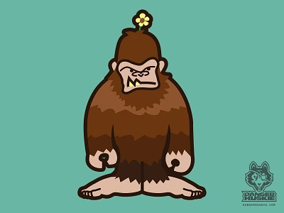 Annoyed Sasquatch art bigfoot cryptozoology illustration illustrator october sasquatch vectober vector vector art