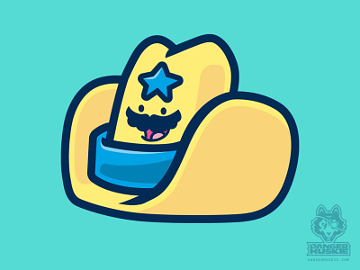 Oversized Foam Cowboy Hat cowboy cowboy hat foam funny illustration illustrator lol mustache vector