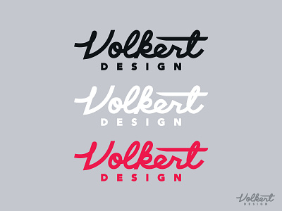 Volkert.Design branding brand design branding design flag identity illustrator logo pennant script