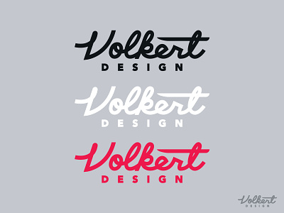 Volkert.Design branding brand design branding design flag identity illustrator logo pennant script