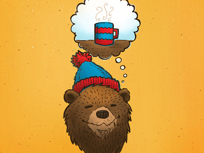 Novembears Love Coffee bear caffeine coffee illustration novembear november