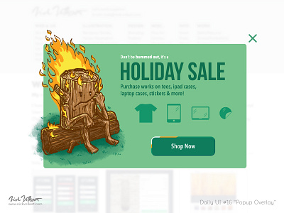 Daily UI #016 Pop up overlay daily ui design illustration overlay popup ui