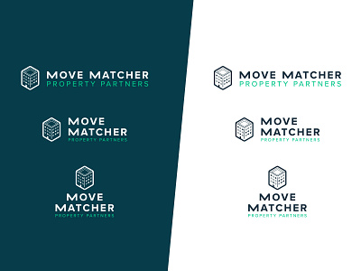 Move Matcher Property Partner Logo branding design logo logo designer moving