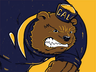 Oski bear cal cal state california golden bears mean menacing oski