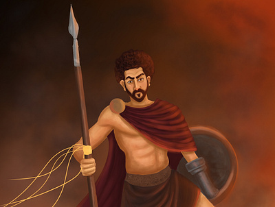 warrior final illustration