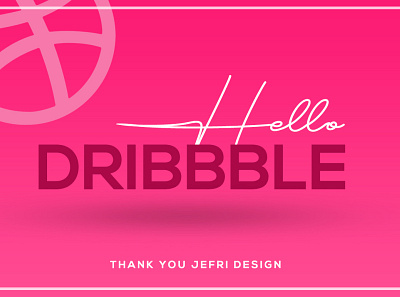 Hello Dribbble art design dribbble dribbble best shot flat hello hello world hellodribbble homepage illustration new popular typography vector