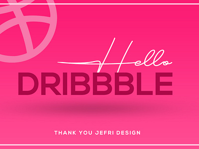 Hello Dribbble art design dribbble dribbble best shot flat hello hello world hellodribbble homepage illustration new popular typography vector