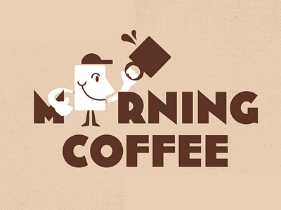 Morning Coffee character design design illustration vector