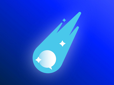 Comet Logo Mark branding design icon identity logo vector