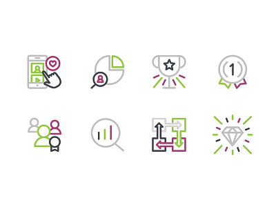 Icon Set design icon illustration vector