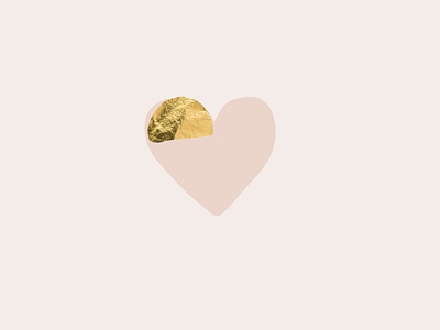 Chic heart shape highlight icon