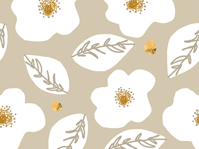 Daisy doodle pattern artistic background beige boho cartoon cute daisy digital doodle floral flower hand drawn illustration leaves meadow paper pattern summer textures white