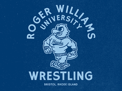 RWU Wrestling Club 🦅 branding branding design design flat graphic design hawk illustration illustrator lock up mascot