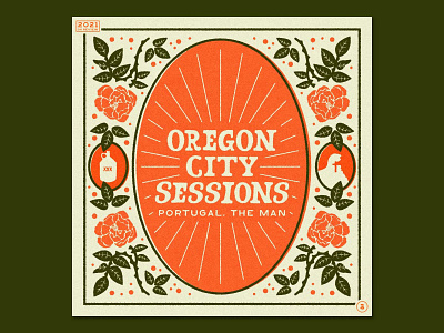 3 | ALBUM OF THE YEAR | Oregon City Sessions by Portugal. The Ma 2021 gone by 2021 in review album album of the year branding design flat graphic design illustration illustrator oregon portugal the man