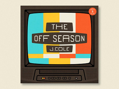 The Off Season album album of the year branding branding design design flat graphic design hip hop illustration illustrator j.cole the off-season