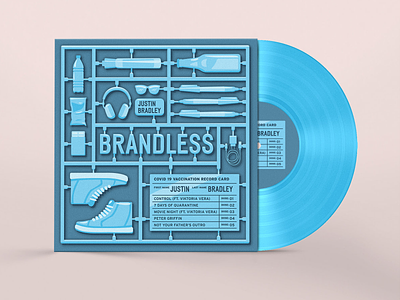 Brandless EP album album artwork branding branding design brandless design ep graphic design illustration illustrator vinyl