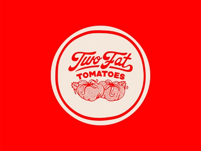 Two Fat Tomatoes branding design flat graphic design identity illustration illustrator italian restaurant