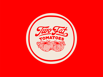 Two Fat Tomatoes branding design flat graphic design identity illustration illustrator italian restaurant