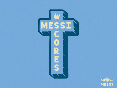 Messi Scores branding branding design church design flat graphic design illustration illustrator logo messi minimal typography