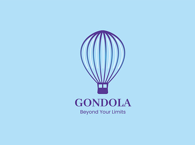 Logo Design | Gondola adobe adobe illustrator dailylogochallenge design gradient logo hotairballoon icon illustration logo pictorial mark trend vector