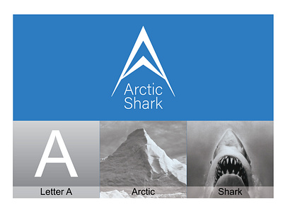 Logo Design | Arctic adobe adobe illustrator animal arctic art dailylogochallenge design designs flat flatdesign icon illustration letter lettermark lettermark logo logo shark shark logo trend vector