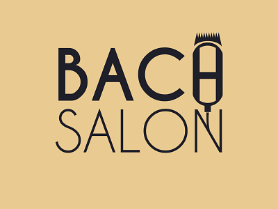 Logo Design | Bach Salon adobe adobe illustrator bach barbershop clippers daily dailylogochallenge design designs flat hair salon haircut illustration logo recent salon trend