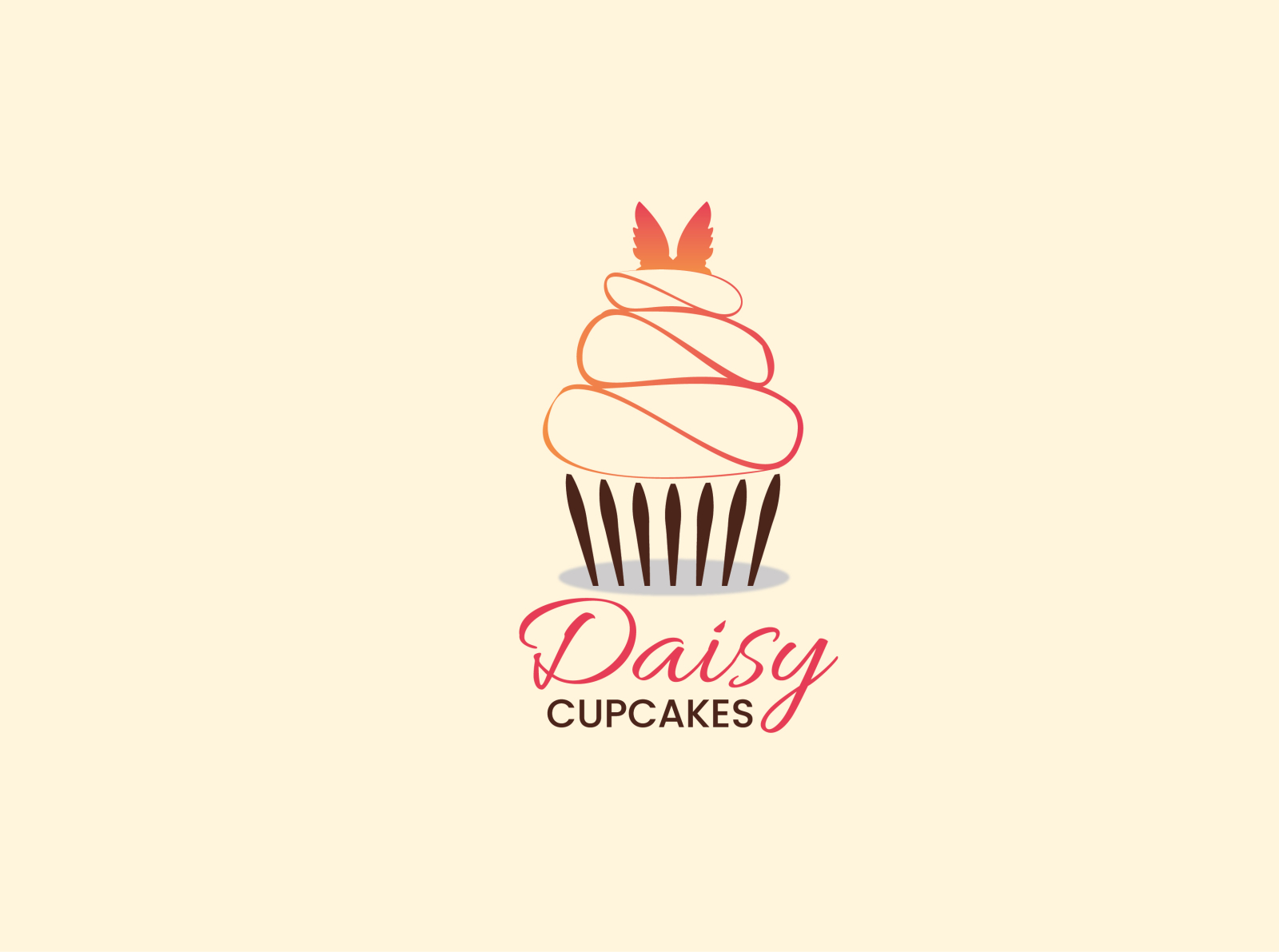 Cupcake Logo Design Vector Template Grafika przez kosunar185 · Creative  Fabrica