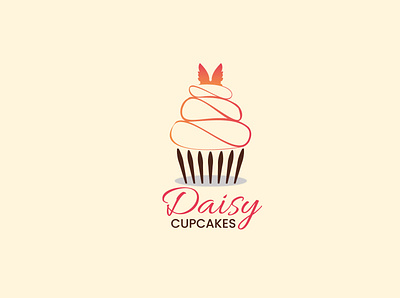 Logo Design | Daisy Cupcake adobe adobe illustrator art branding cake logo colourful cupcake cupcake logo daily dailylogochallenge daisy design designs fairy illustration logo negative space trend trendy logo