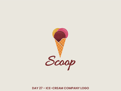 Logo Design | Scoop adobe adobe illustrator art colourful logo daily dailylogochallenge design designs ice cream ice cream logo icecream illustration logo logo design logodesign scoop symbol trend