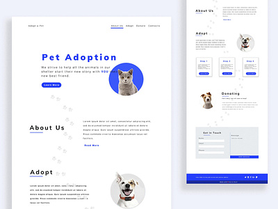 Pet Adoption Landing Page