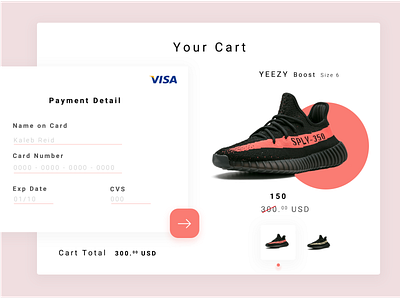 Credit Card Checkout checkout checkout process checkoutpage creditcardcheckout dailyui dailyui002 dailyuichallenge design ecommerce interface productpage simple design ui