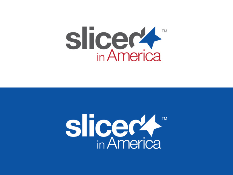 Sliced in America Logo logo
