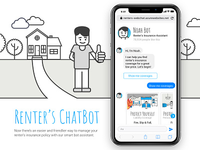Web Chat - Chatbot artificial intelligence bot chat chatbot design illustration mobile mobile app ui ux web chat web design