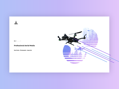 JL Tech | Aerial adobexd blue design drone drones gradient marketing marketing site minimal minimalist modern purple responsive simple ui web white