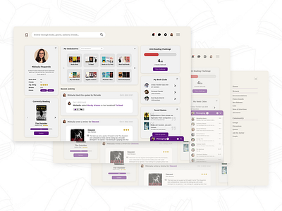 Goodreads User Profile Page Re-design