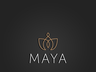 MAYA Logo Design branding design flat illustration illustrator logo logodesign minimal vector