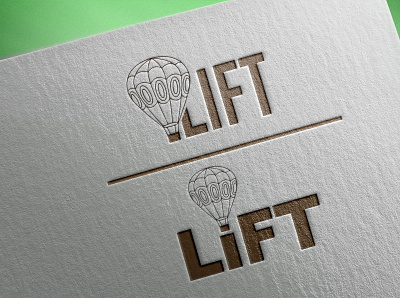 Lift logo concept illustrator logo